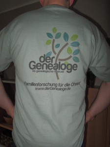 der Genealoge - T-Shirt (Hinten)